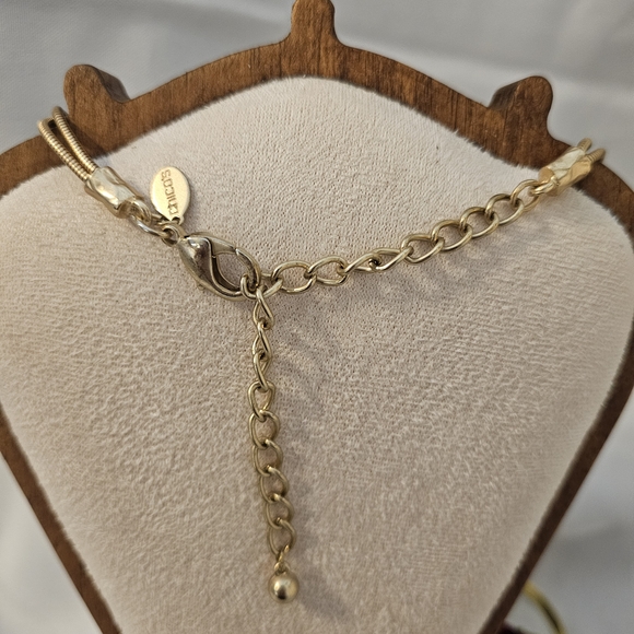 Vintage Gold and Brown Pendant Necklace - Picture 6 of 11